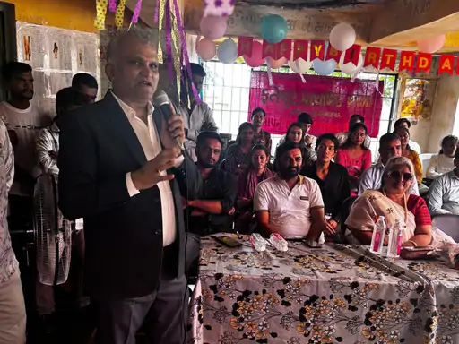 Uniform Distribution Program at Fatepur Primary School Dhandhuka